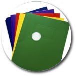 700MB CD-R Stock Graphics - Filing Graphic